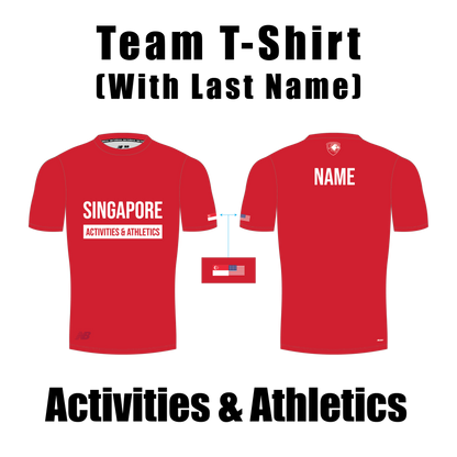 Team Sports T-Shirt with Last Name (Activities & Athletics)