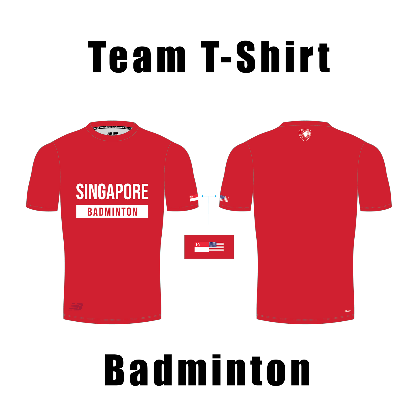 Team Sports T-Shirt (Badminton)