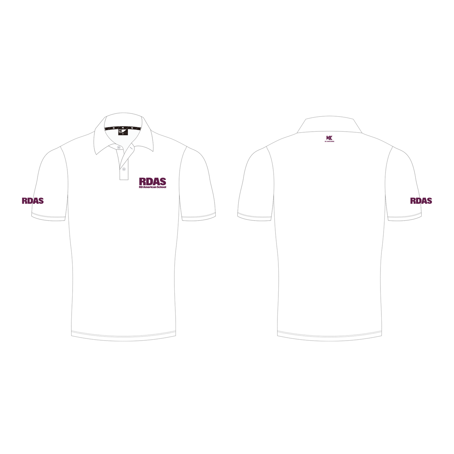 RDAS - Polo - White