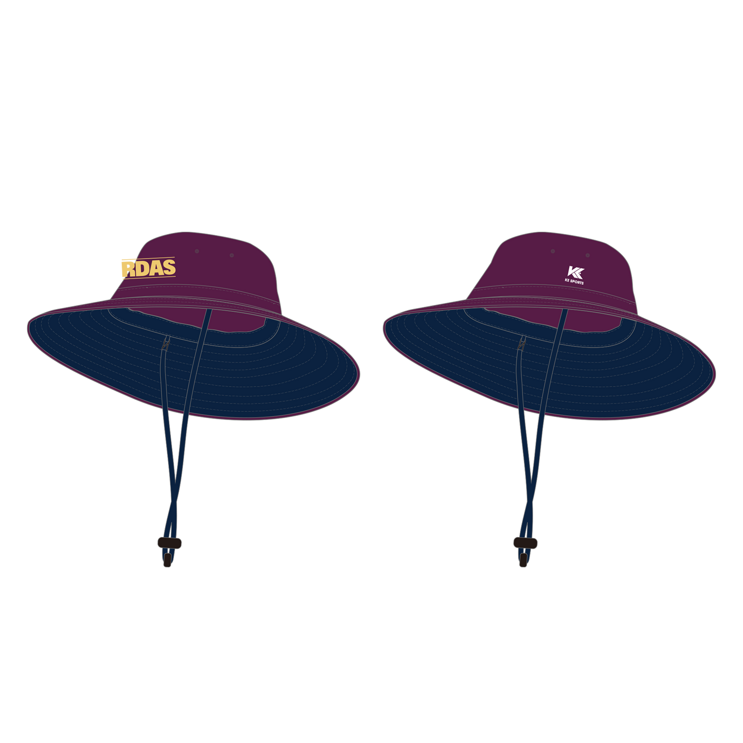 RDAS - Sun Hat - Burgundy