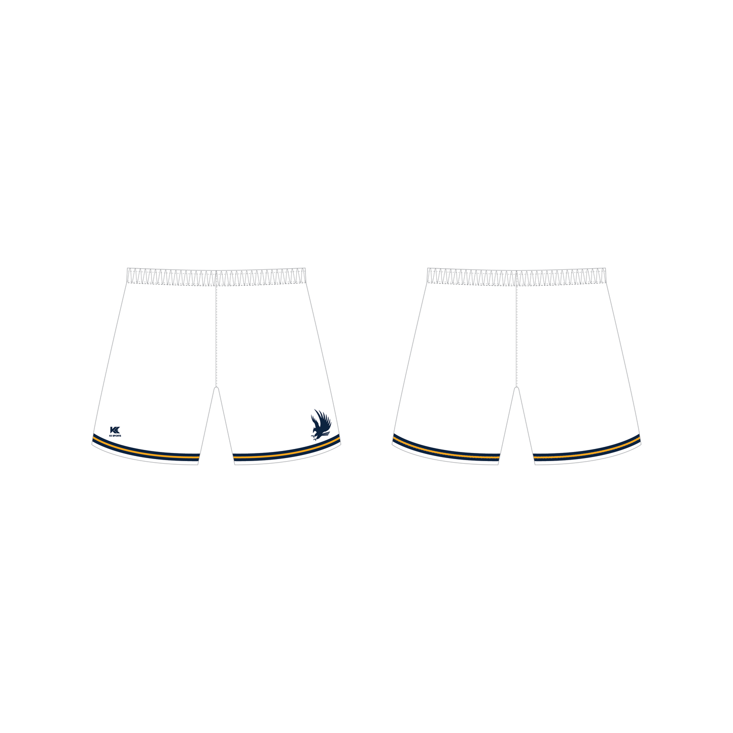 Volleyball / Tennis / Badminton / Football Shorts - White
