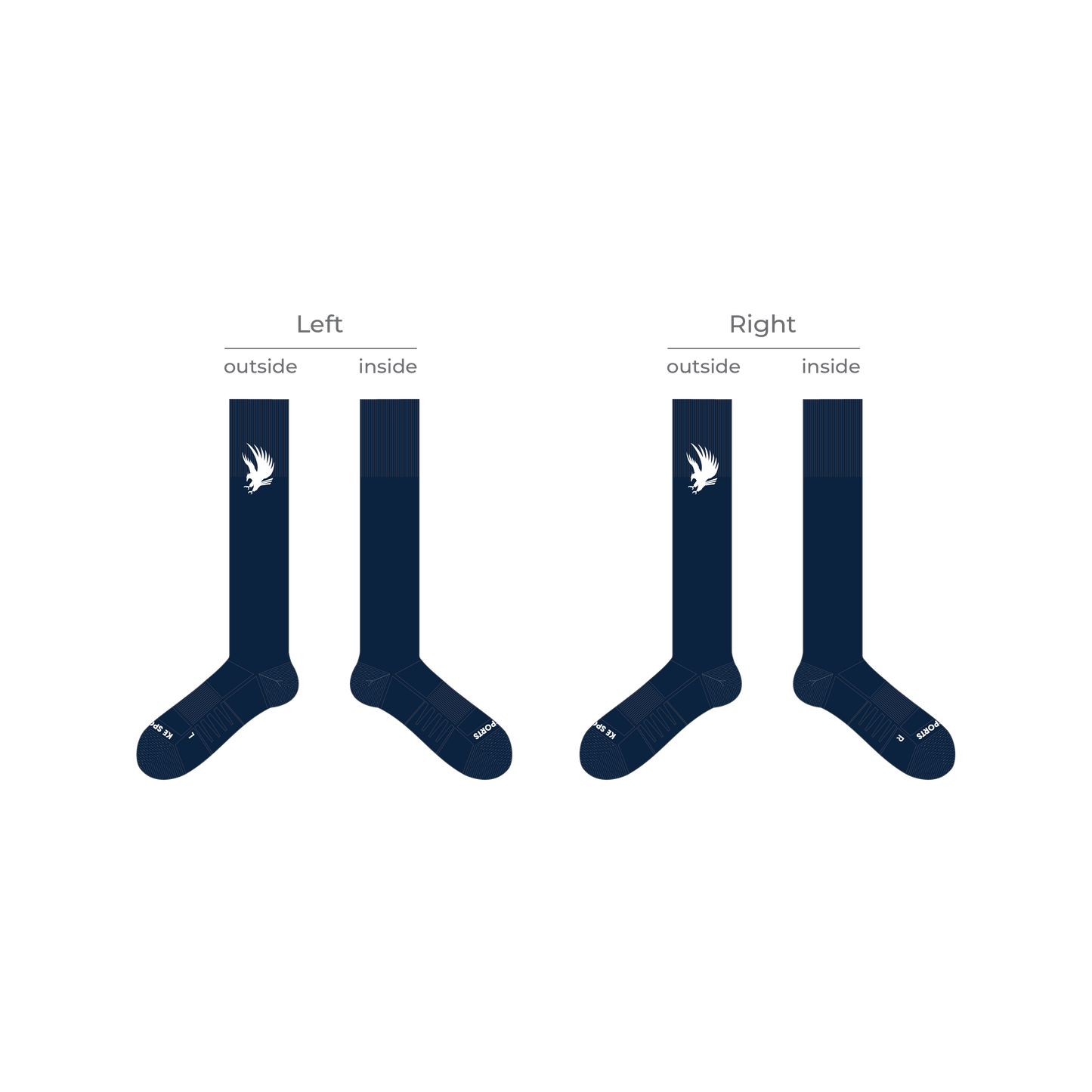 Rugby Socks (2 Packs)