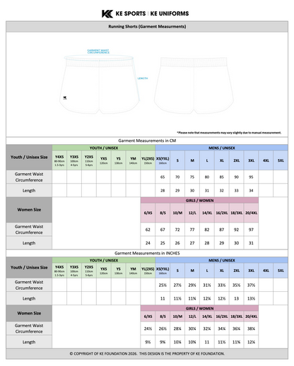[Aquatics Team] Gym Shorts - 3" Girls/Womens